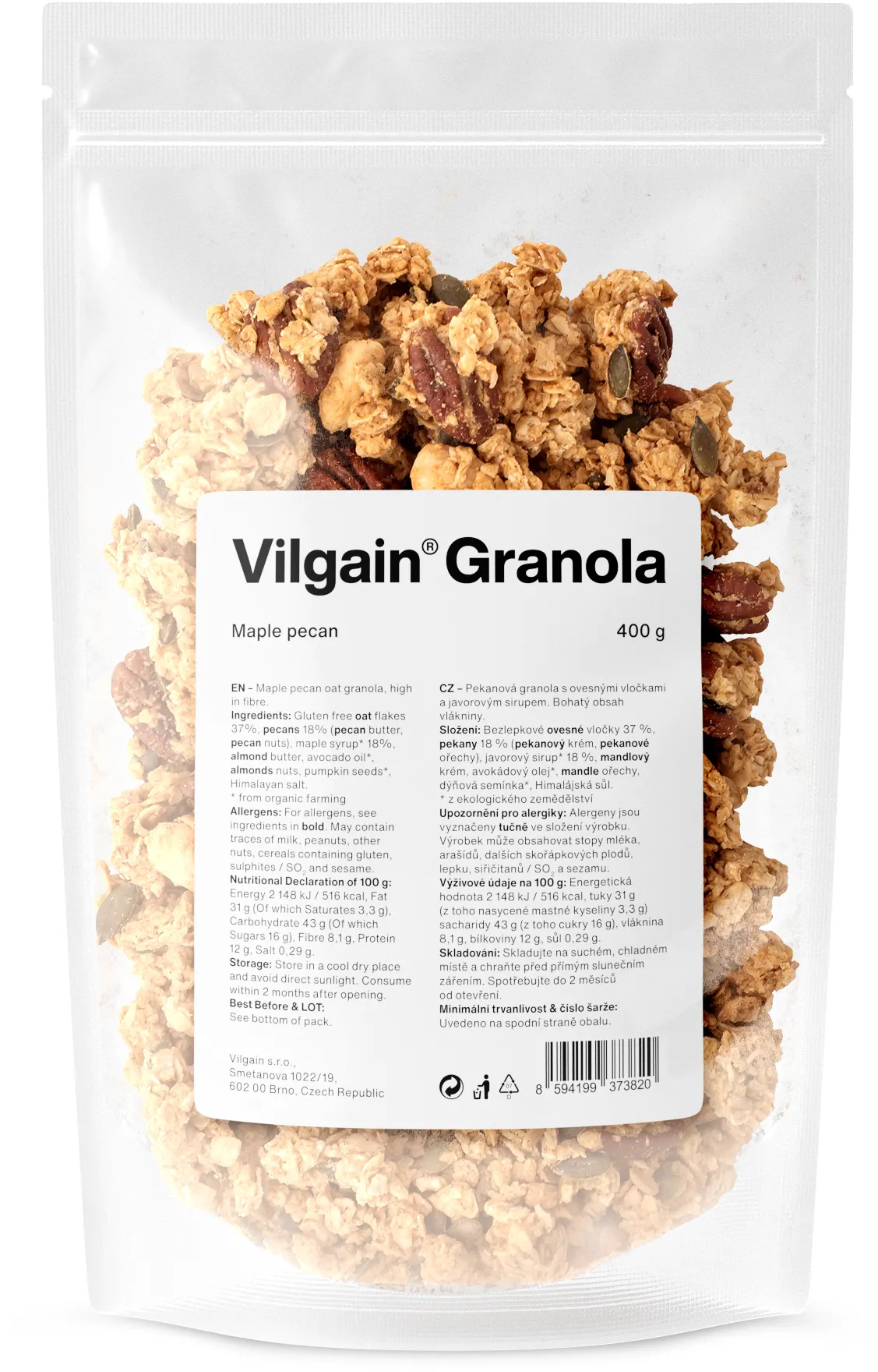 Granola a ovesné vločky