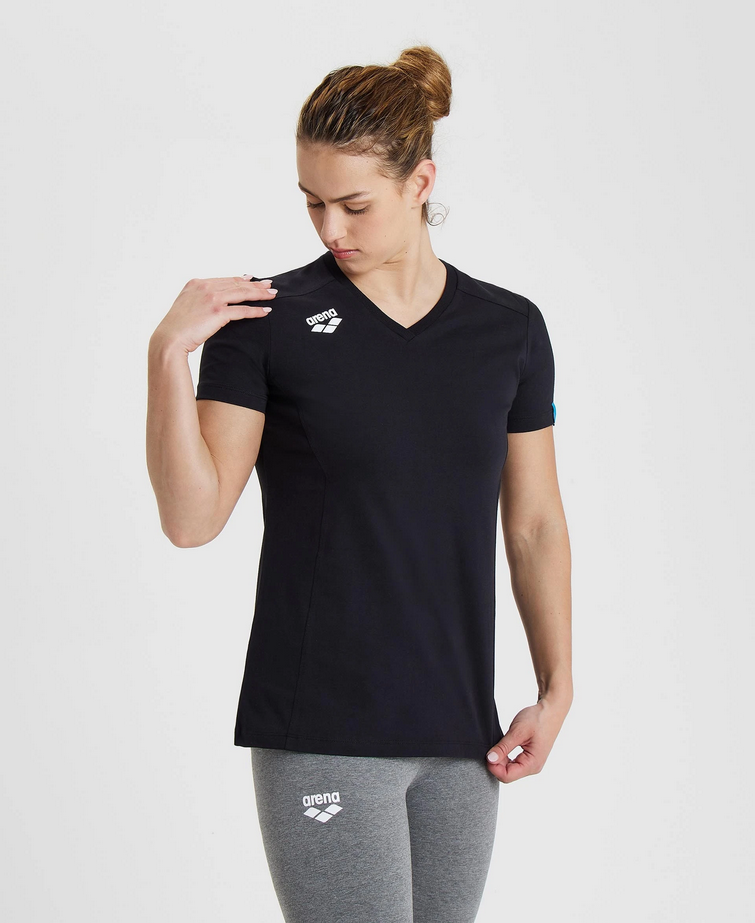 Arena W Team T-Shirt Panel Black