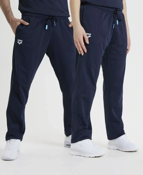 Arena Unisex Team Pant Solid Knitted Poly Navy