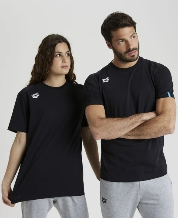 Arena Team T-Shirt Panel Black