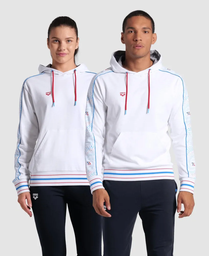 Arena Fireflow Hooded Sweat White