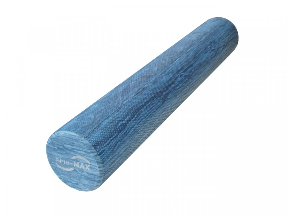 Kine-Max PROFESSIONAL MASSAGE FOAM ROLLER Blue - MASÁŽNÍ VÁLEC EVA FOAM 90CM