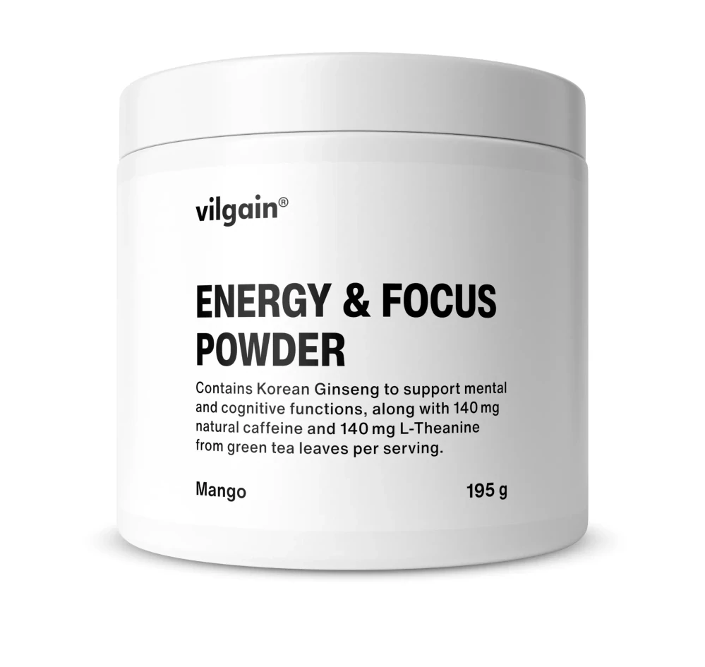 Vilgain Energy & Focus Powder Mango