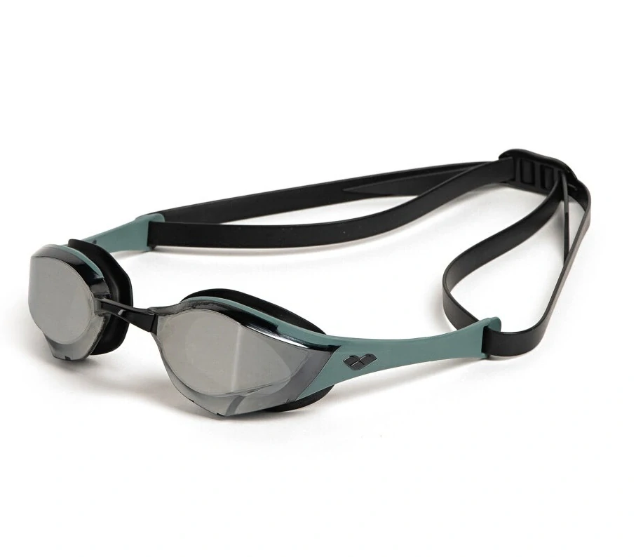 Arena Cobra Edge Swipe Mirror Goggles Green
