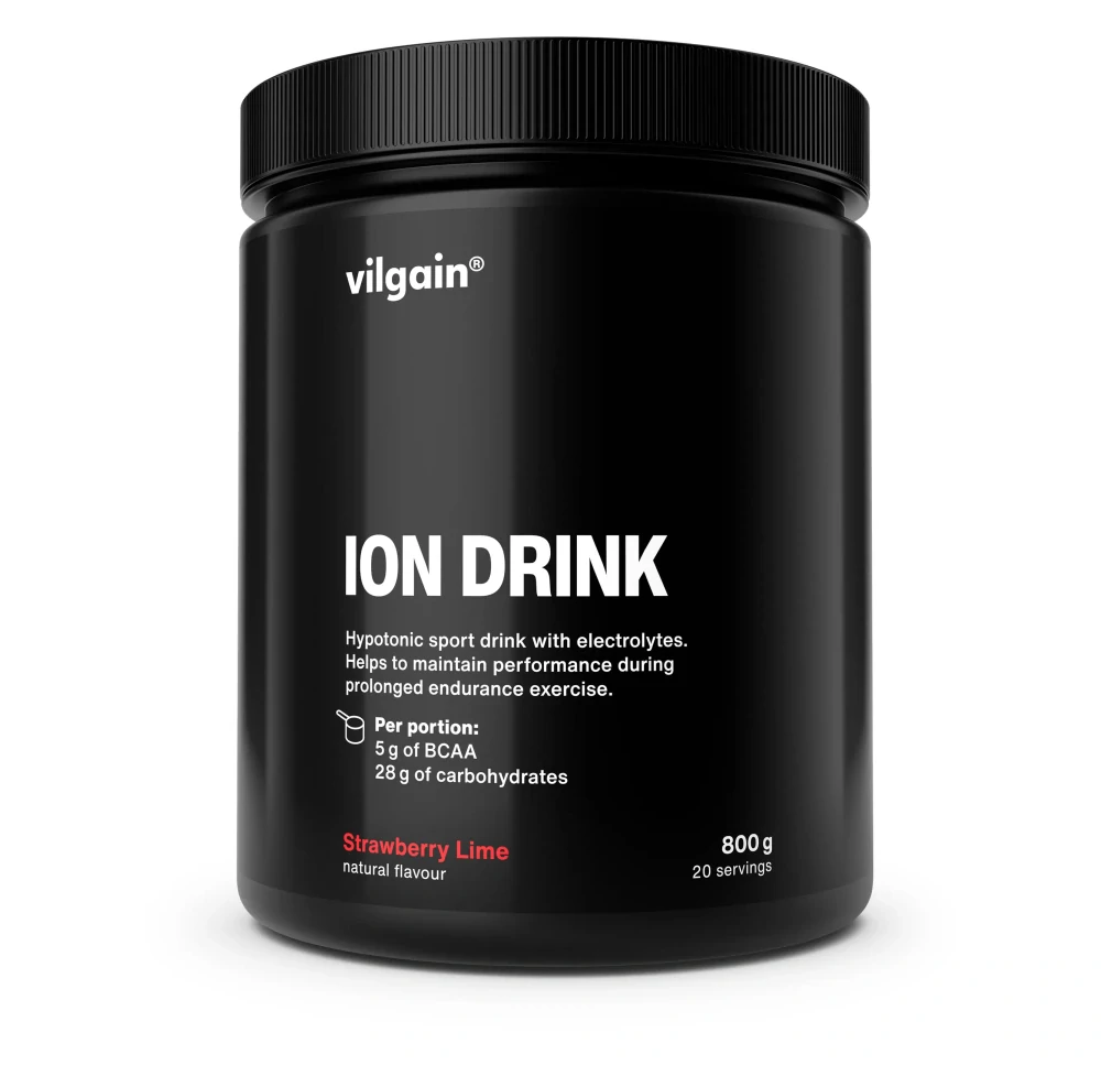 Vilgain Iontový nápoj jahoda s limetkou 800g