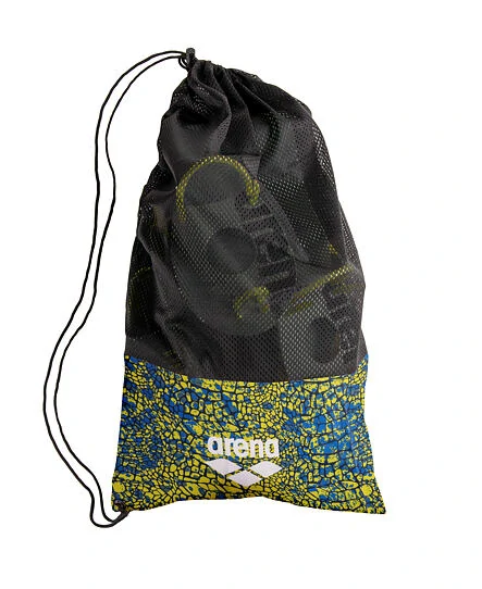Arena Snakeskin Mesh Bag - Green