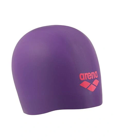 Arena Long Hair Cap Plum-Coral