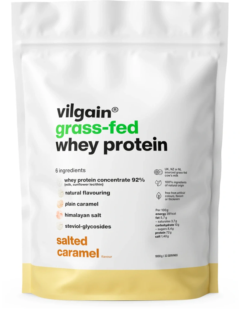 Vilgain Grass-Fed Whey Protein Slaný karamel