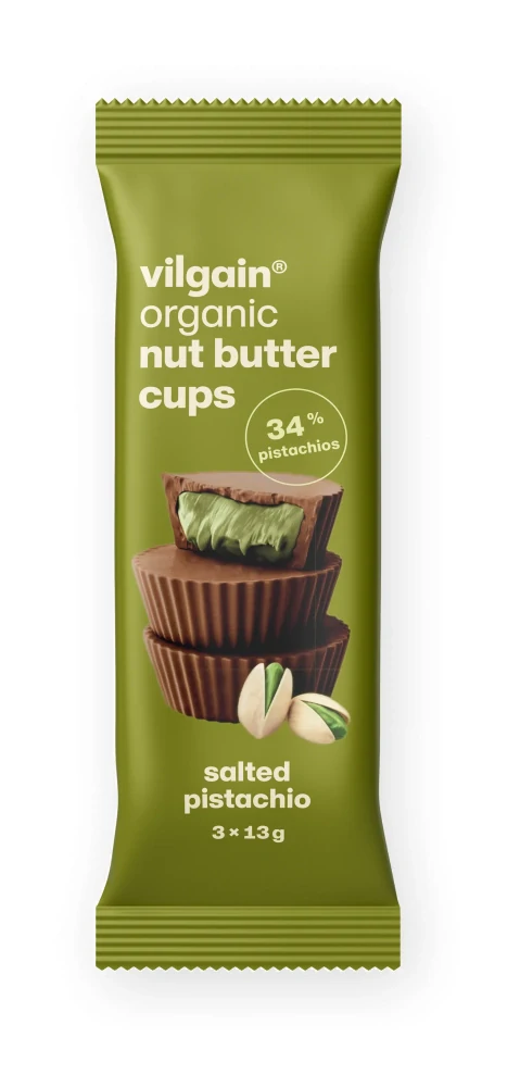 Vilgain Organic Nut Butter Cups - solené pistácie