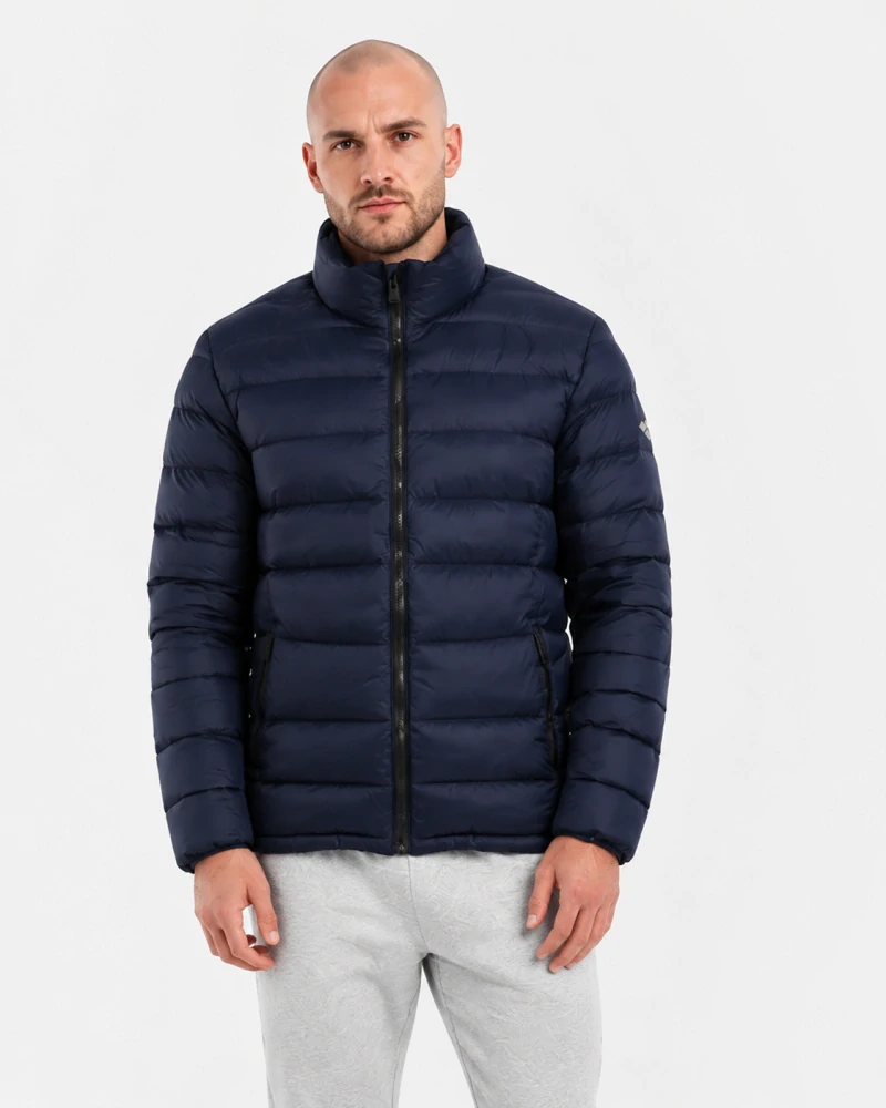 Arena Puffer Jacket - Navy