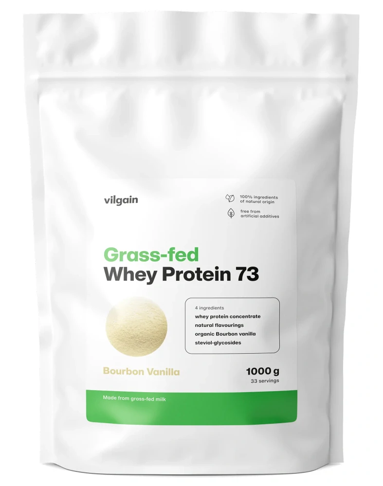 Vilgain Grass-Fed Whey Protein 73 - Bourbon vanilka