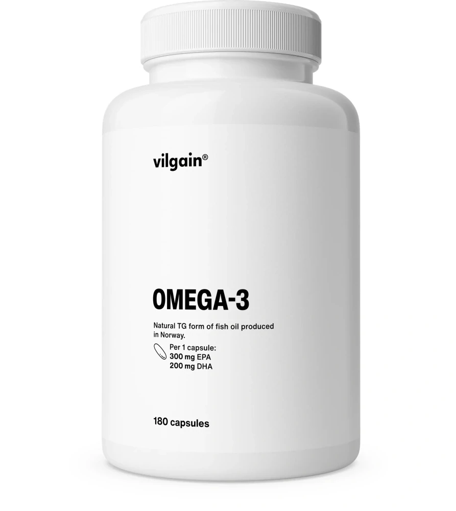 Vilgain Omega-3 180 kapslí