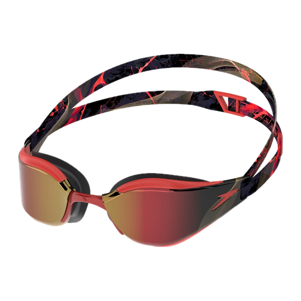 Speedo Fastskin Hyper Elite Mirror Black/Red Gold