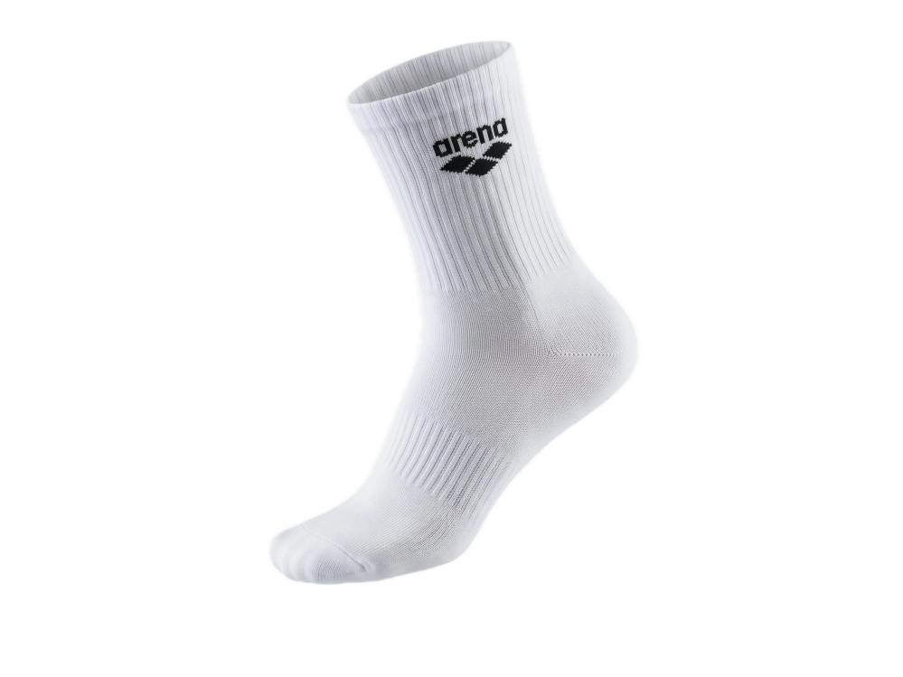 Arena White Logo Socks