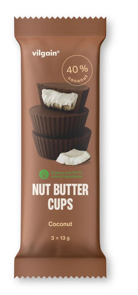 Vilgain Organic Nut Butter Cups - kokos