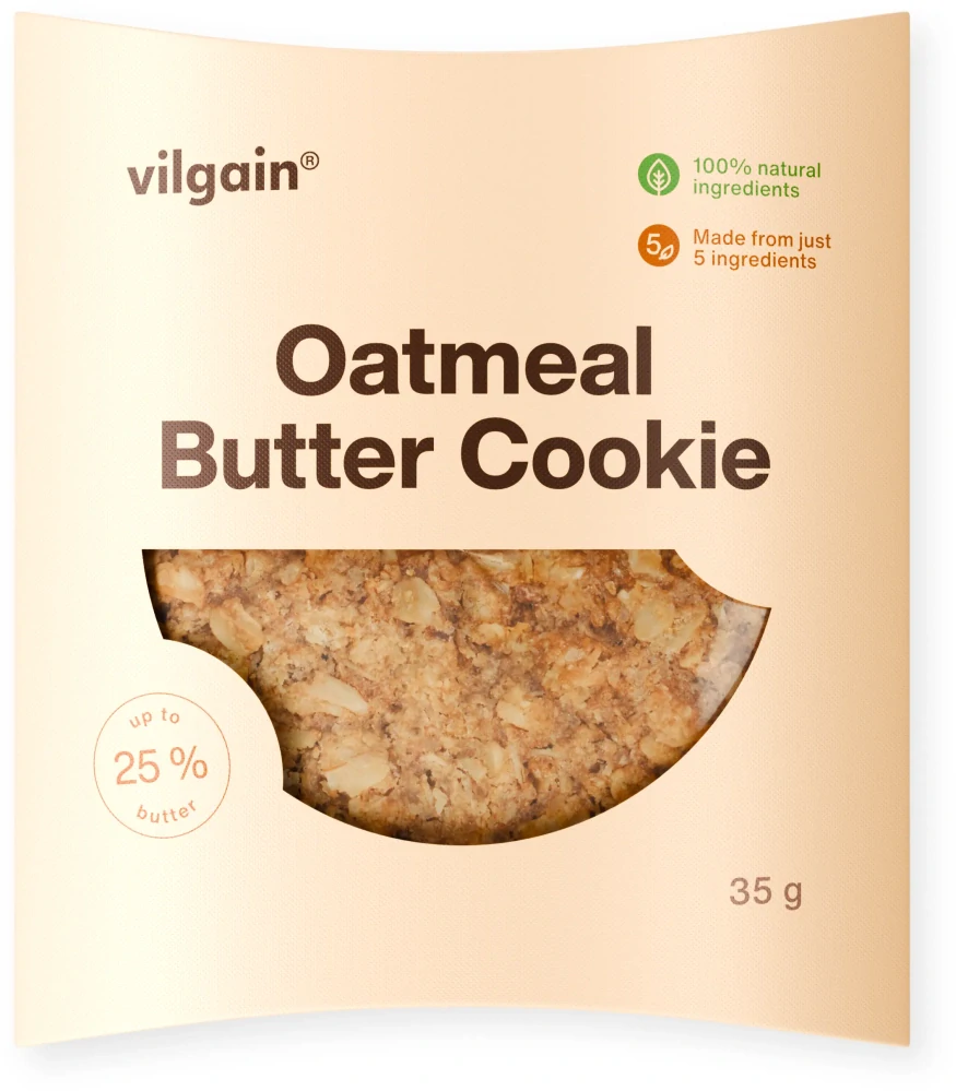 Vilgain Oatmeal Butter Cookie - máslová sušenka