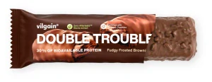 Vilgain Double Trouble Protein Bar - dvojitá čokoláda s krémem