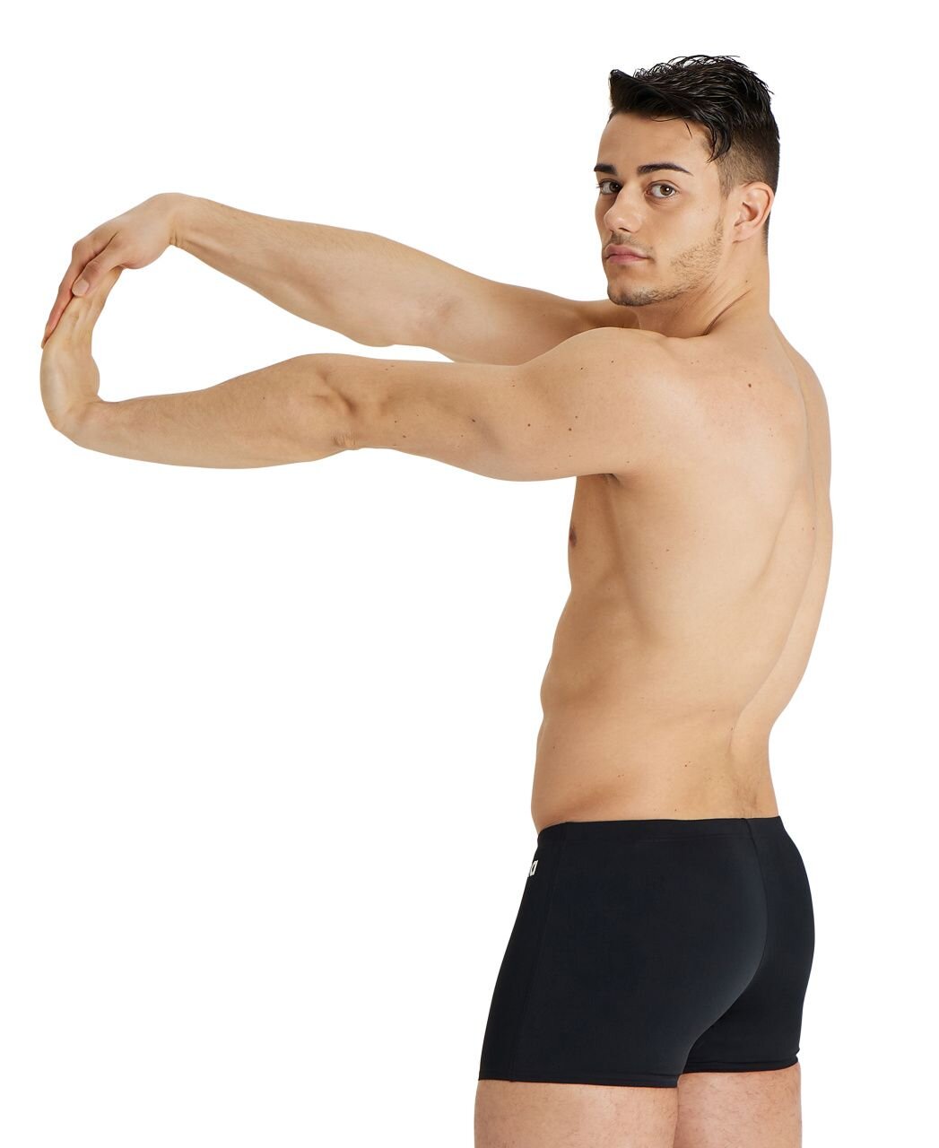 Arena Team Swim Short Solid Black