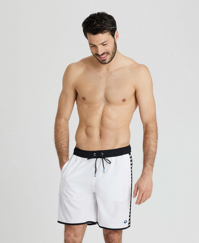 Arena Icons Team Stripe Bermuda White