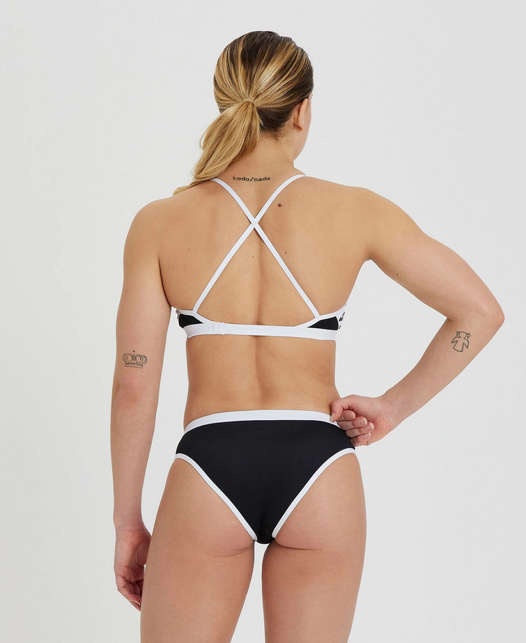 Arena Icons Bikini Cross Back Solid Black