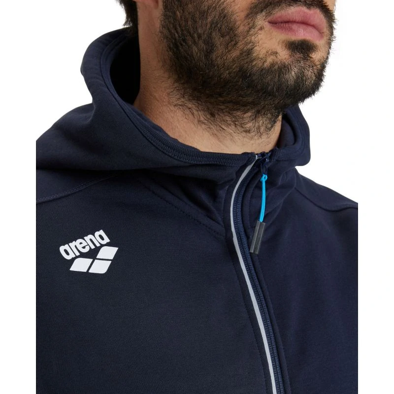 Arena Team Hooded Jacket Panel Navy