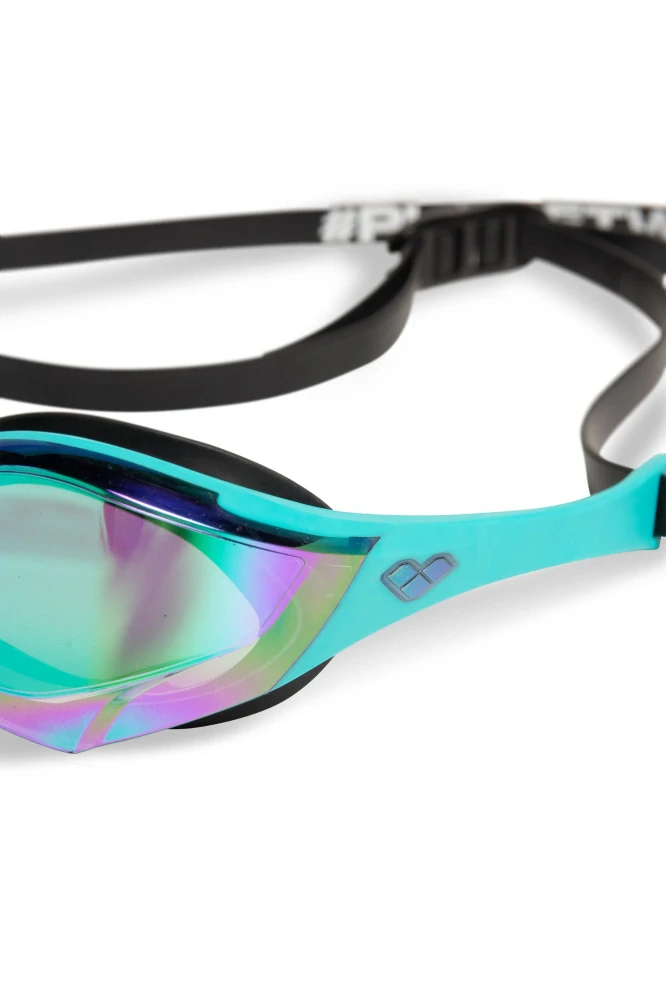 Arena Cobra Edge Swipe Mirror Goggles Emerald Peacock