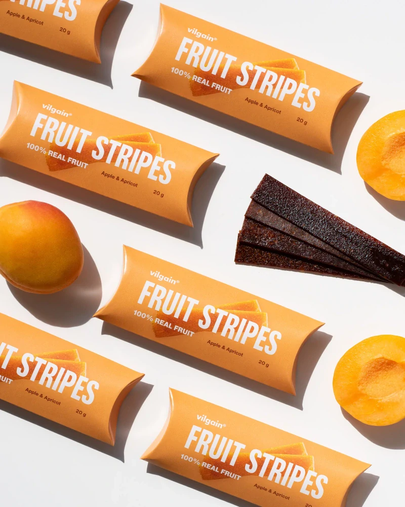 Vilgain Fruit Stripes Jablko a meruňka 