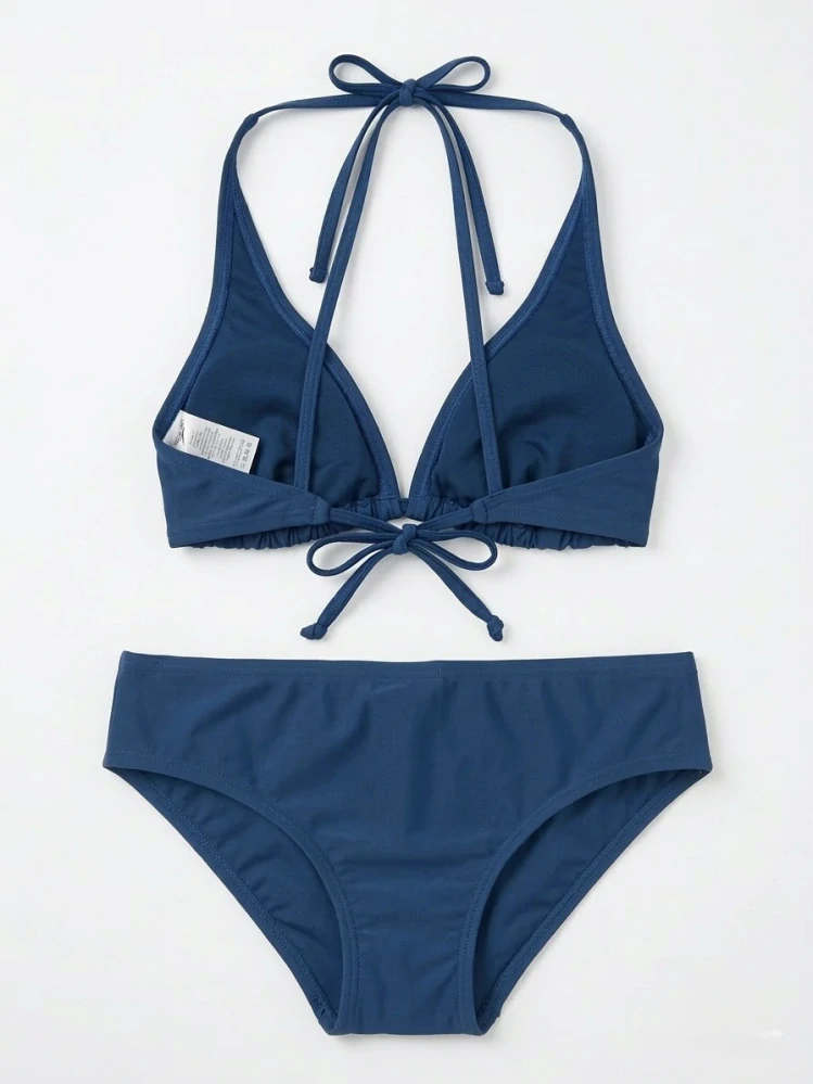 Speedo Triangle Bikini - Navy