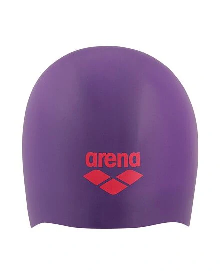 Arena Long Hair Cap Plum-Coral