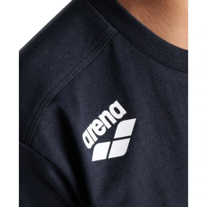 Arena Team T-Shirt Panel Navy Junior