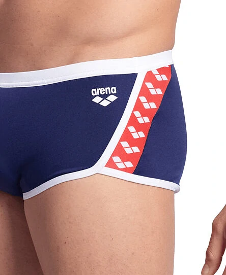 Arena Icons Swim Low Waist Short Navy-Red