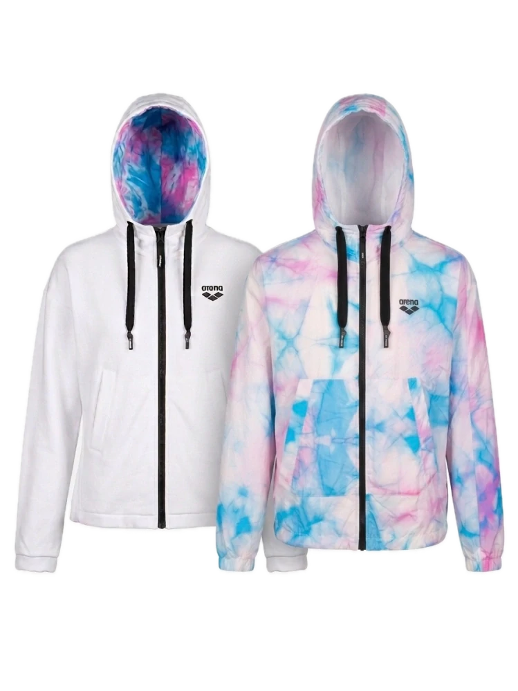 Arena Hooded Reversible Jacket - Tie Dye