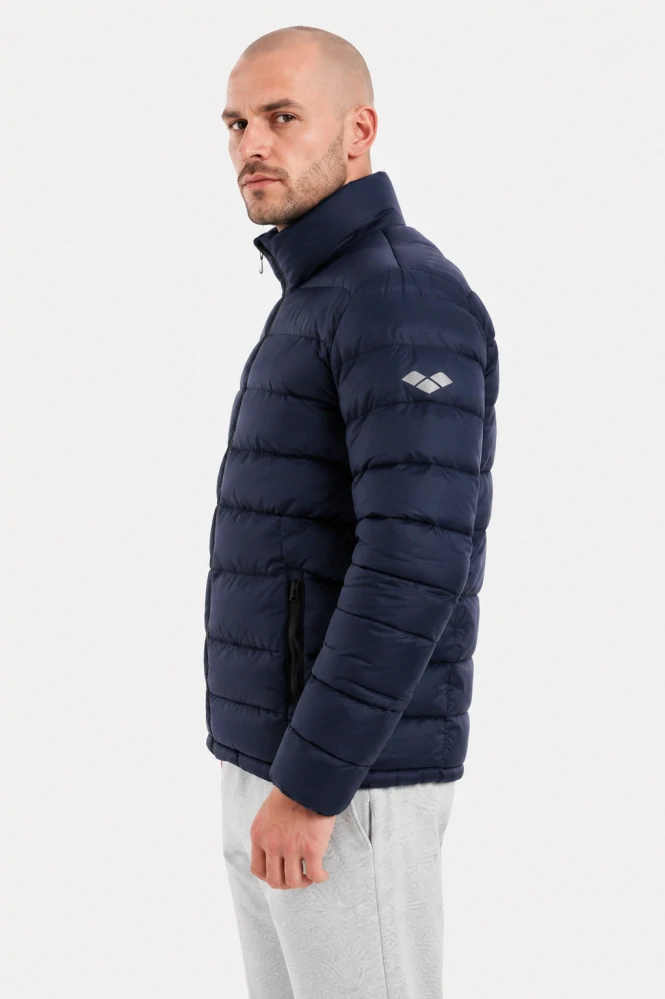 Arena Puffer Jacket - Navy