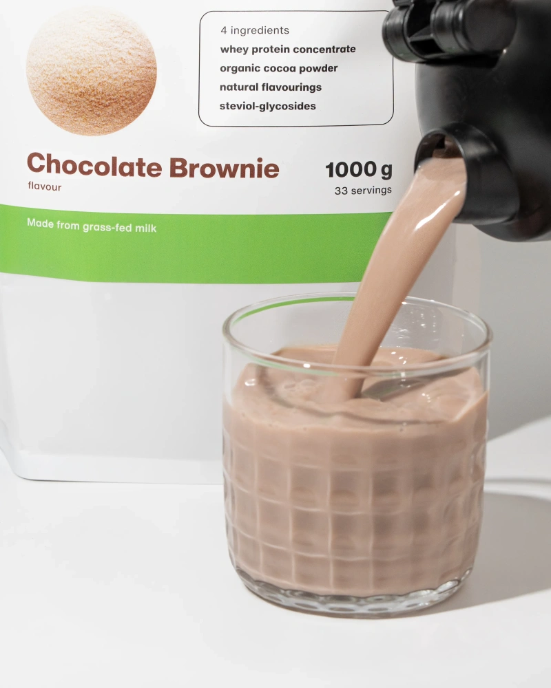 Vilgain Grass-Fed Whey Protein 73 - Čokoládové brownie