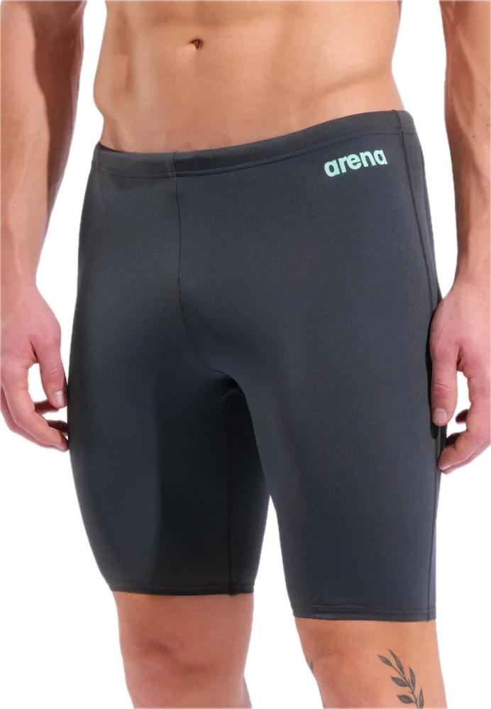 Arena Team Swim Jammer Solid - Asphalt/Water