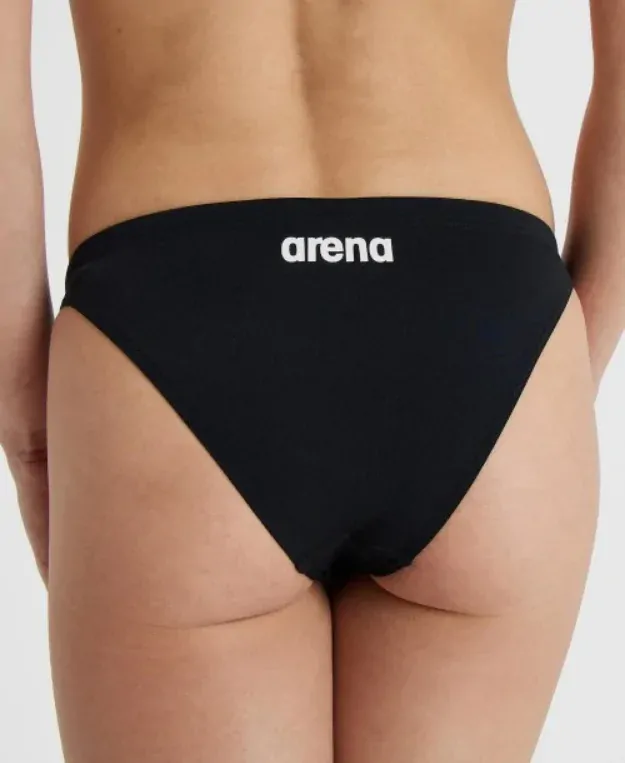 Arena Team Swim Bottom Solid Black
