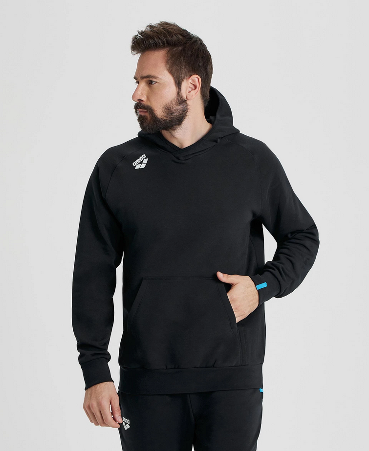 Arena Team Hooded Sweat Panel Black
