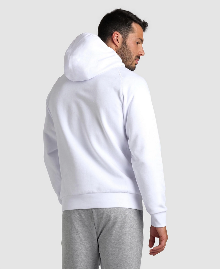 Arena Team Hooded Sweat Panel White