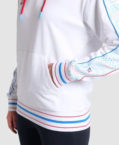 Arena Fireflow Hooded Sweat White