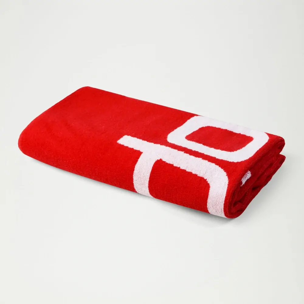 Speedo Logo Towel Red