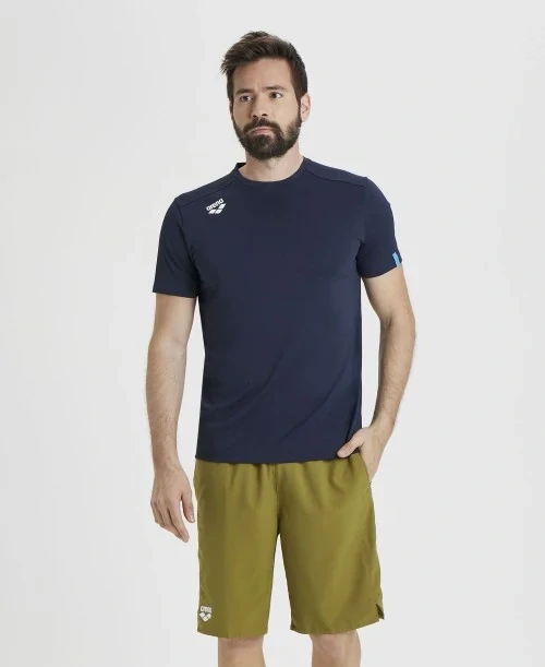Arena Team T-Shirt Solid Navy