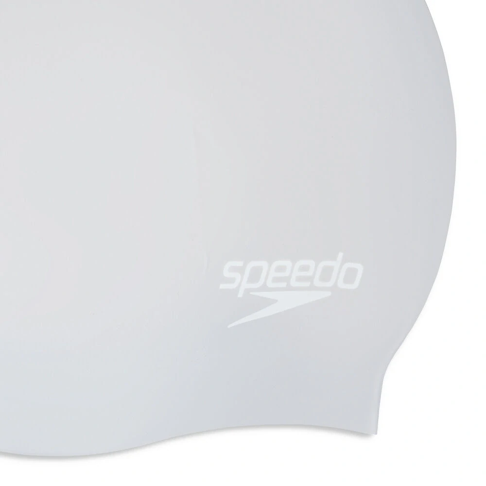 Speedo Long Hair Cap Silver