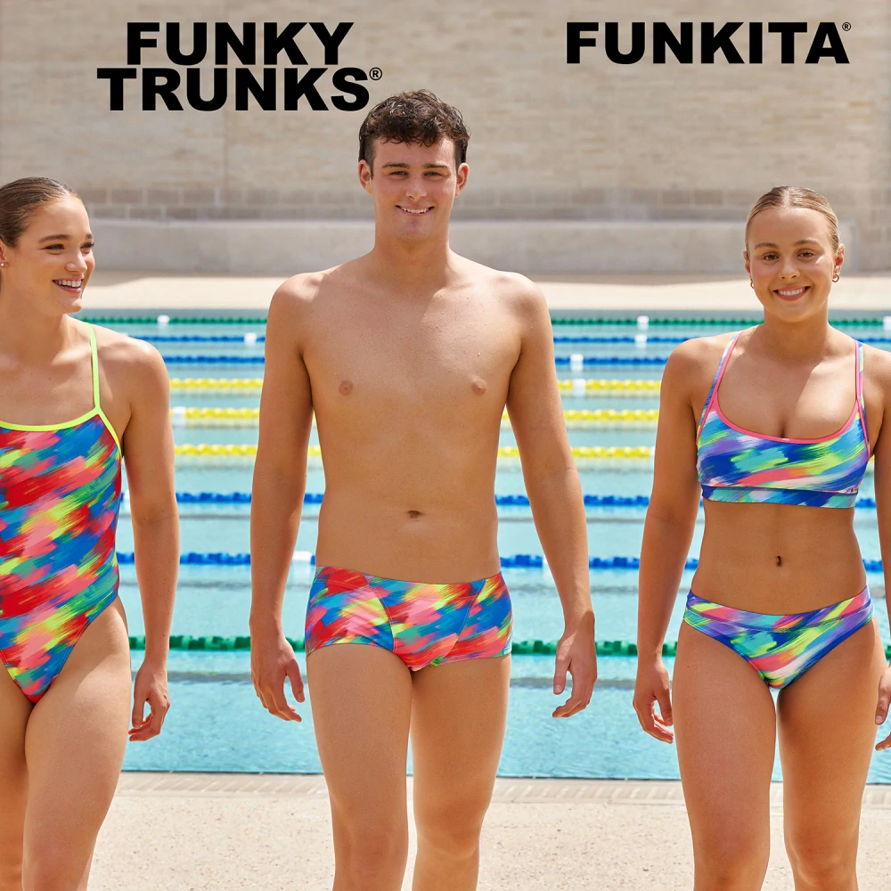 Funkita Stroked High Leg One Piece