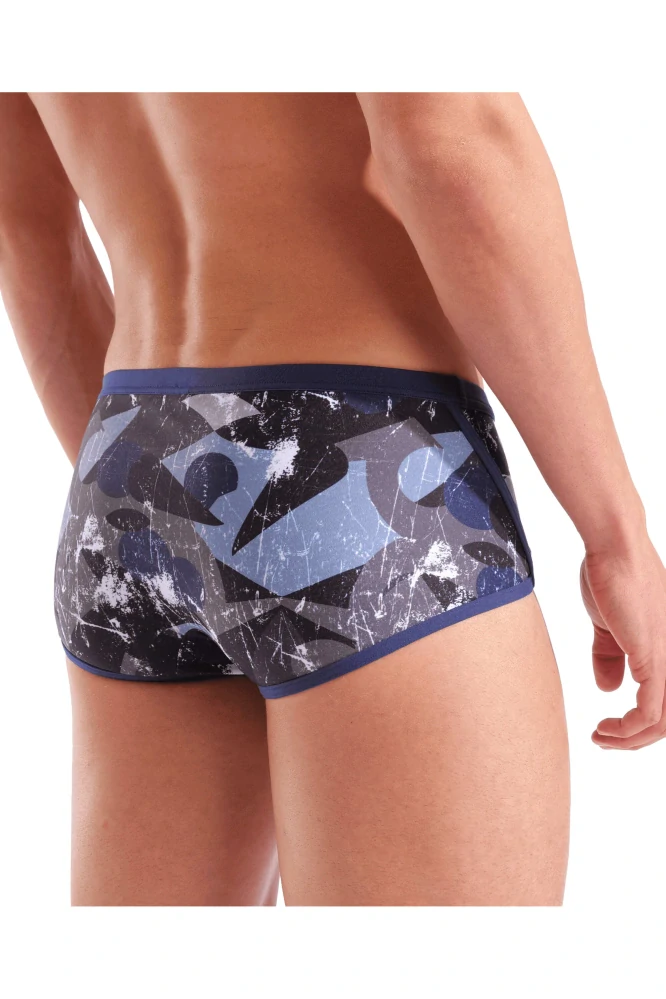 ARENA SCRATCHED SWIM LOW WAIST SHORT