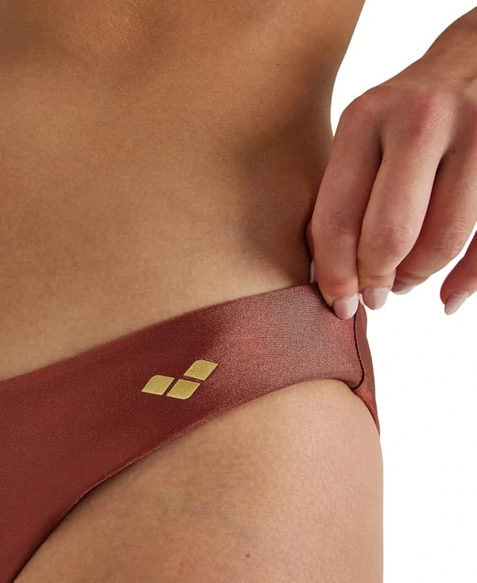 Arena W Bikini Triangle Solid - Burnt