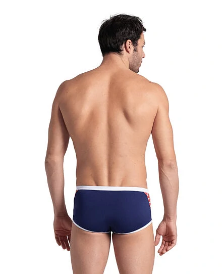 Arena Icons Swim Low Waist Short Navy-Red
