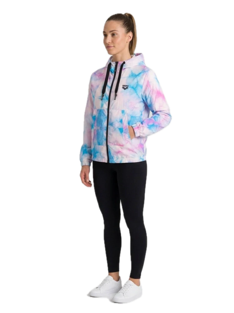 Arena Hooded Reversible Jacket - Tie Dye