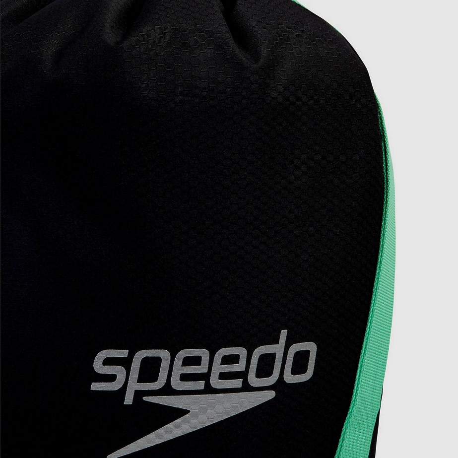 Speedo Pool Bag Black - Green