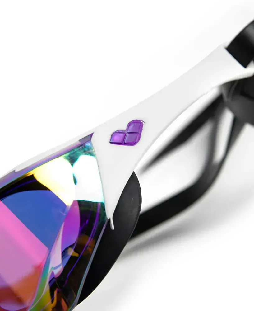 Arena Cobra Edge Swipe Mirror Goggles WHITE-VIOLET