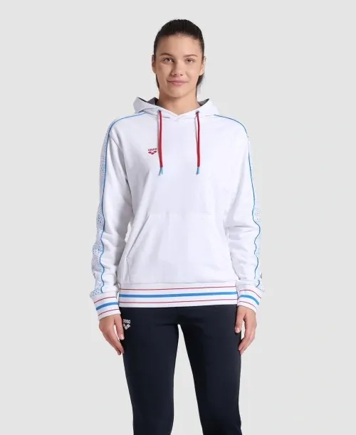 Arena Fireflow Hooded Sweat White